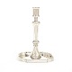 A Danish sterling silver candlestick by Preben Salomonsen, 1964-2009. H: 19,8cm. W: 376gr