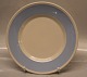 3005-3 Luncheon plate 22.5 cm Hotelin Aluminia Faience , Light Blue