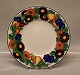 Chop platter / Round dish 28.4 cm with wide decoration Golden Summer Royal Copenhagen Faience