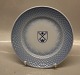 WITH LOGO 1007 Lunch plate (712) 21.5 cm (712) Also some with Logo B&G Blue tone - seashell tableware Hotel plates