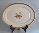 9584-947 Platter, oval 26 x 34 cm Golden Clover # 947 (Cream) Royal Copenhagen (Old Liselund)