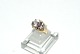 Gold Ladies ring with stones in 14 carat goldSize 53