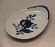 1355-11 Butter pad, seashell shaped 9.3 x 6.4 cm  Aluminia Faience Tranquebar