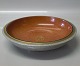 212-3806 RC Red Bowl 25.5 cm Monogram in Gold KIB1876 Royal Copenhagen Craquelé, (Crackelure)