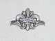 Georg Jensen sølvBroche "MED TAK FRA DANSKE I FRANKRIG"