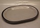 INGRID Serving dish 26 x 36.5 cm  Brown and Grey  Stoneware Danish Art Pottery Knabstrup