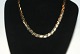 Elegant necklace 14 carat gold and white goldLength 40 cm