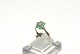 Ladies Ring with Green Emeralds in 14 Carat Size 60