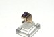 Elegant lady ring with amethyst in 8 carat goldSize 59