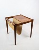 Lille avisholder/lampebord i palisander af dansk design fra 1960erne.5000m2 udstilling.