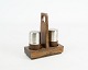 Salt og pebersæt i palisander af dansk design fra 1960erne.
