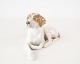 Kgl. porcelænsfigur, nr.: 1635, Pointer, liggende hund.5000m2 udstilling.