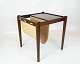 Lille avisholder/lampebord i palisander af dansk design fra 1960erne.5000m2 udstilling.