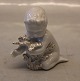 B&G 2266 Sea boy with sea-weed 10 cm, gold, Sadolin/Jespersen  B&G Porcelain