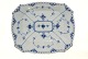 Royal Copenhagen Blue Fluted Full Lace, Bread trayDek.nr. 1143 the same as No. 420