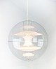 Globe, Ø40, designet af Verner Panton i 1969. 5000m2 udstilling. 