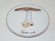 Bing & Grondahl Mushroom PlateWood Blewits