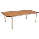 Arne Jacobsen sofabord model 3501 med forkromet understel og plade i teak. Flot stand. Formgivet 1957. H: 48cm. Plade: 150x60cm