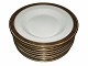 Dekoration 607Stor dyb suppetallerken 24,5 cm.