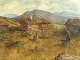 S. KlargerMotif from Norwegian farm cottage1400 DKK