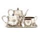 N. G. Henriksen for A. Michelsen, Copenhagen. Silver coffee and Teaset. Dated 1915-16. W: 2.613gr