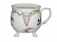 Royal CopenhagenFlødepotte med blomster og guldranke fra ca. 1850