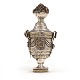 An early 19th century Danish partly gilt silver vinaigrette. Poul Hansen, Tønder, 1785-1830