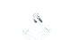 Elegant lady ring 18 carat white goldSize 52