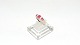 14 karat gold ring with red rubies and diamondsSize 61