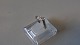 Lady ring with stone 9 carat white goldSize 56