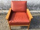 ArmchairLight oak / leather775 DKK