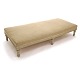 A grey decorated Gustavian style daybed. Sweden circa 1860-80. H: 36cm. L: 185cm. W: 85cm