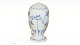 Blue painted Pepperbøsse Bing and GrondahlHeight 7.5 cm