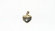Heart Pendant / Charms in 8 carat goldHeight 21.10 mm