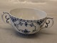 1228-1 Bouillon Cup  6.5 x 11 cm + handles;  WITHOUT LID AND SAUCER Blue Fluted Full Lace