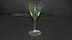 White wine glass Light green #Ulla Crystal glass from Holmegaard.Height 14.3 cm