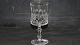 Red wine glass #Offenbach Crystal glass.Height 14.6 cm