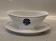 1113 Sovsekande ca 24 x 15.5 cm Hotel Bing & Grøndahl EGEN - blåt egetræ på musling Hotelporcelæn
