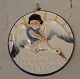 1911 Storch with child 801-698 Rasmus Harboe 8.7 cm Aluminia Royal Copenhagen faience Children Days plates