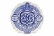 Bing & Grøndahl Mindeplatte fra 1920Til minde om Kong Christian X's 50 års fødselsdag