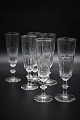 Elegant , gammel Chr. d.VIII champagne fløjte.H:16cm. Dia.:4,8cm.( 12 stk. haves )