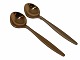 Georg Jensen CypresForgyldt moccaske 9,0 cm.