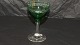 White wine glass Green Ejby Glas from Holmegaard.Height 12 cm