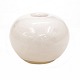 Christian Poulsen, Denmark. White glazed stoenware vase. Signed "Chr P" and "H1932". H: 15cm
