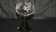 Red wine glass # Clear glass with grapeHeight 13.6 cm