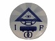 Royal Copenhagen Mindeplatte fra 1899Odd Fellow