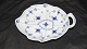 Bing and Grondahl Blue-painted Leaf-shaped dishLength 19 cm