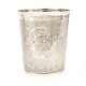 Large early 18th century silver cup dated 1701 made by Christian Bradt, Copenhagen, 1698-1704. H: 11,2cm. W: 157gr