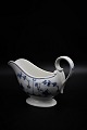 Royal Copenhagen Blue Fluted Plain sauce jug with handle.RC#1/406. 2.sort.H:13,5cm. L:21cm.