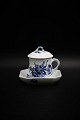 Royal Copenhagen Blue Flower Curved cream cup with saucer.RC#10/1542/1594. 2.sort. Cup H:8cm. Dia.:6cm. Saucer 10x10cm.
